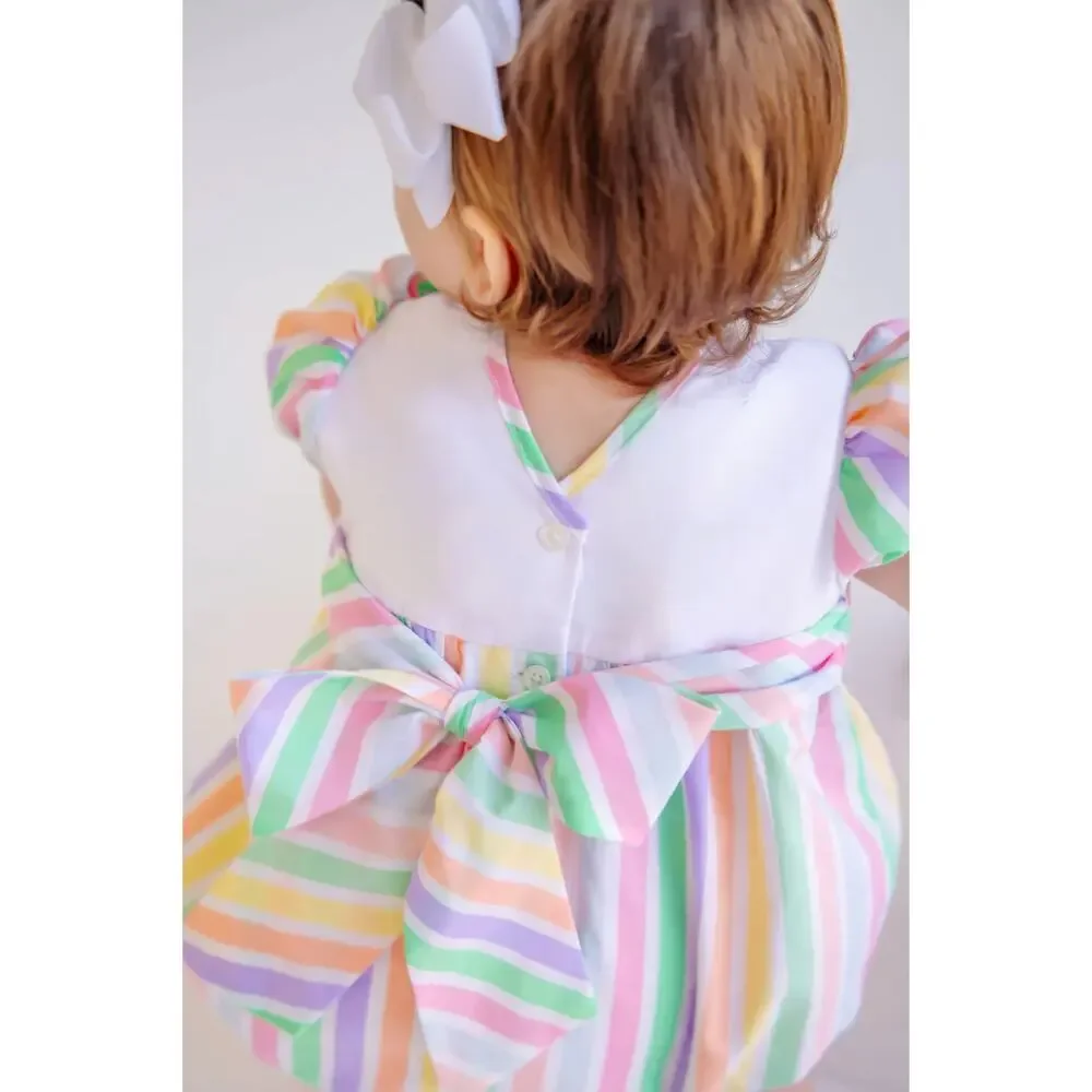 The Beaufort Bonnet Company Brigantine Bubble Southampton Stripe 2T NWT